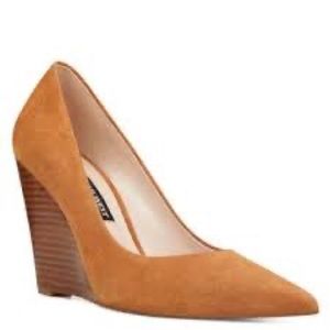 Brown Suede Wedge 9 West